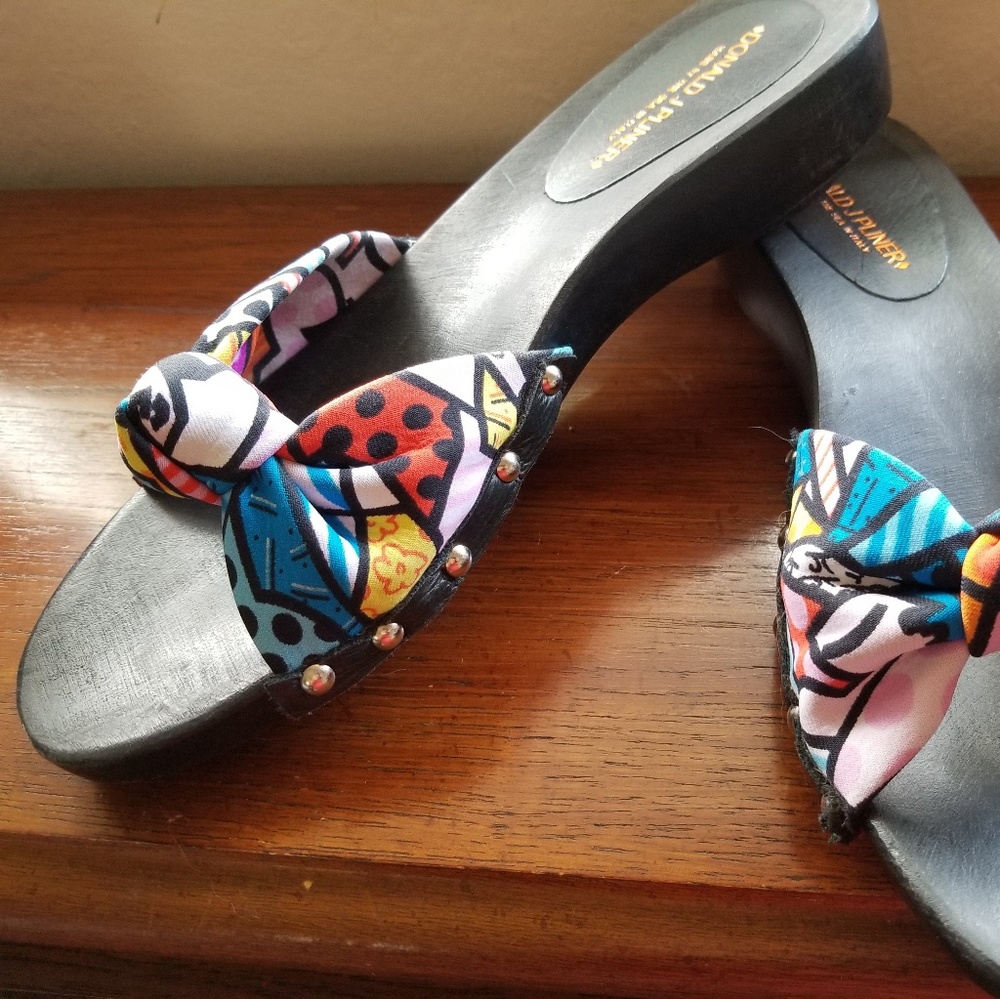 Pliner Made by the Sea Wooden Sandles👡